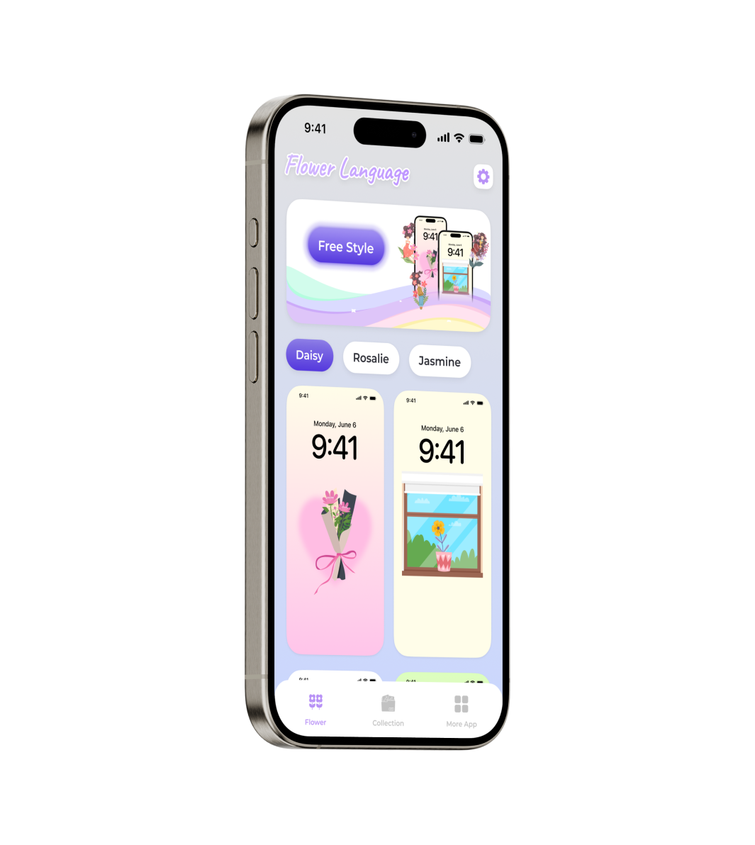 wonder create page phone mockup